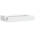 Zidne police s ladicom 2 kom bijele 60 x 23,5 x 10 cm MDF