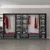 Hanah home Ormar Kale Plus 315x210x52cm Sivi