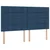 Krevet s od storage s uzglavljem Plava 180 x 200 cm Tkanina