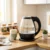 Adler AD 1224 electric kettle 1.5 L Black,Transparent 2000 W