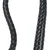 LateToBed BDSM Line Weave Devil Tail Butt Plug Black