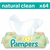 Pampers vlažne maramice Natural Clean 64 komada