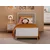 Hanah Home Etto Mm1.44.84.U1 krevet za decu, za dušek 100 × 200 cm, drvo i beli hrast
