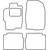 Textile car mats Mazda 6 2008-2012
