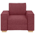 Sofa fotelja vino crvena 100x78x84 cm tkanina