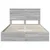 Krevet s od storage Siva Sonoma 140 x 200 cm Konstruirano drvo