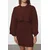 Trendyol Milla Ženska haljina Twoaw25El00056, Bordo