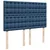 Vidaxl Box spring postelja z vzmetnico modra 140x190 cm blago