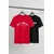 Trendyol muška majica Tmnss26Ts00043, Crna-Crvena