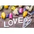 Slika z napisom Love - 40x30