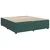 vidaXL Postelja boxspring z vzmetnico Temno zelena 180 x 200 cm Žamet