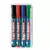Flipchart marker 383 1-5mm, kosi vrh, set 1/4