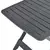 Sklopivi vrtni stol antracit 79 x 72 x 70 cm plastični
