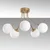 Opviq Luster Orion-13961, 62cm, IP20, Belo-zlatne boje