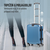 SCANDINAVIA potovalni kovček Carbon Series (40l), moder