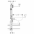 GEBERIT montažni element Duofix za stenski WC s podometnim splakovalnikom (111.796.00.1)