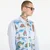 Srajca Comme des Garçons SHIRT Striped Shirt With Graphic Print White S