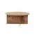 Hanah Home Klub sto Soleil, 90x40x90 cm, Braon