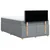 Vidaxl Box spring postelja z vzmetnico svetlo siva 120x200 cm blago