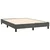 Den Box spring postelja z vzmetnico LED temno siva 140x200 c