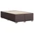 vidaXL vidaXL Box spring postelja z vzmetnico temno rjava 120x190 cm blago, (21307719)