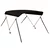 Tenda bimini s 2 luka crna 180x130x110 cm