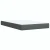 vidaXL Box spring postelja z vzmetnico temno siva 120x200 cm blago