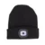 Unisex Črna kapa s 4 LED diodami