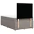 Vidaxl Box spring postelja z vzmetnico taupe 120x190 cm blago