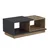 Hanah Home Klub sto Consept 90x36x45cm Antracit-Hrast