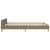 Vidaxl Posteljni okvir brez vzmetnice taupe 140x200 cm blago