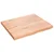 Zidna polica svjetlosmeđa 60x50x(2-4) cm obrađena hrastovina