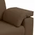 Vidaxl Kavč 2 szt. Rjava 219 x 80 x 82 cm blago