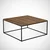 Wallity Klub sto Poly 75x43x75cm Orah