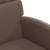 vidaXL Jedilni stoli s kolesi 2 pcs Rjava 58 x 65 x 98 cm Umetna koža