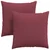 Jastučići za sofu 2 pcs Vinska crvena 80 x 80 cm tkanina
