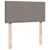 Vidaxl Box spring postelja z vzmetnico taupe 90x200 cm blago