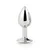 SuperLove Anal Jewel Silver-Clear Small