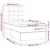 Vidaxl Box spring postelja z vzmetnico krem 100x200 cm blago
