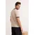 Trendyol Muška majica Tmnss26Ts00009, Bež