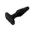 Butt plug M Silicone Plug, 10.5cm, Crni