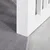 Homestar Postaja za hranjenje psov 44x24x15 cm bela
