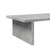 Stalak za monitor boja betona 100x27x15 cm konstruirano drvo