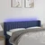 Vidaxl LED posteljno vzglavje modro 147x16x78/88 cm blago