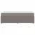 Vidaxl Konstrukcija postelje Drugo Taupe 90 x 200 cm blago