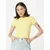 Womens stretch jersey Cropped Tee vintagesun