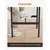 VEVOR Bar miza 61x61x914 cm rjava