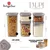 Berlinger Haus Set od 5 posuda za odlaganje sa 5 poklopaca Taupe Collection BH-8576N, Smeđi