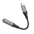 HOCO AUX adapter Type - C na Jack 3,5 mm LS36 12 cm crni