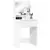 vidaXL Toaletne mize za spalnice s predalom Bela 80 x 39,6 x 135 cm